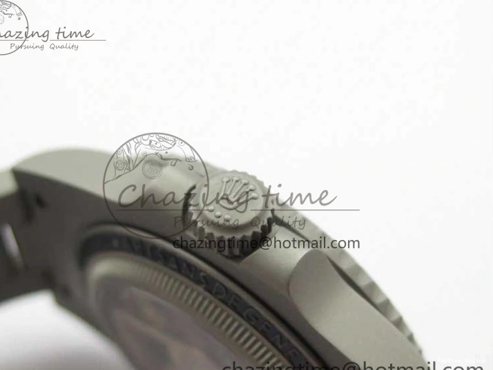 0522 Submariner 116610 Andrea Pirlo Sandblasted ROF Best Edition Carbon Bezel on Skeleton DIal SA TimelessDesign 2789
